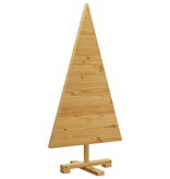 VidaXL Kerstbomen met standaard Bruin 90 cm Massief grenenhout