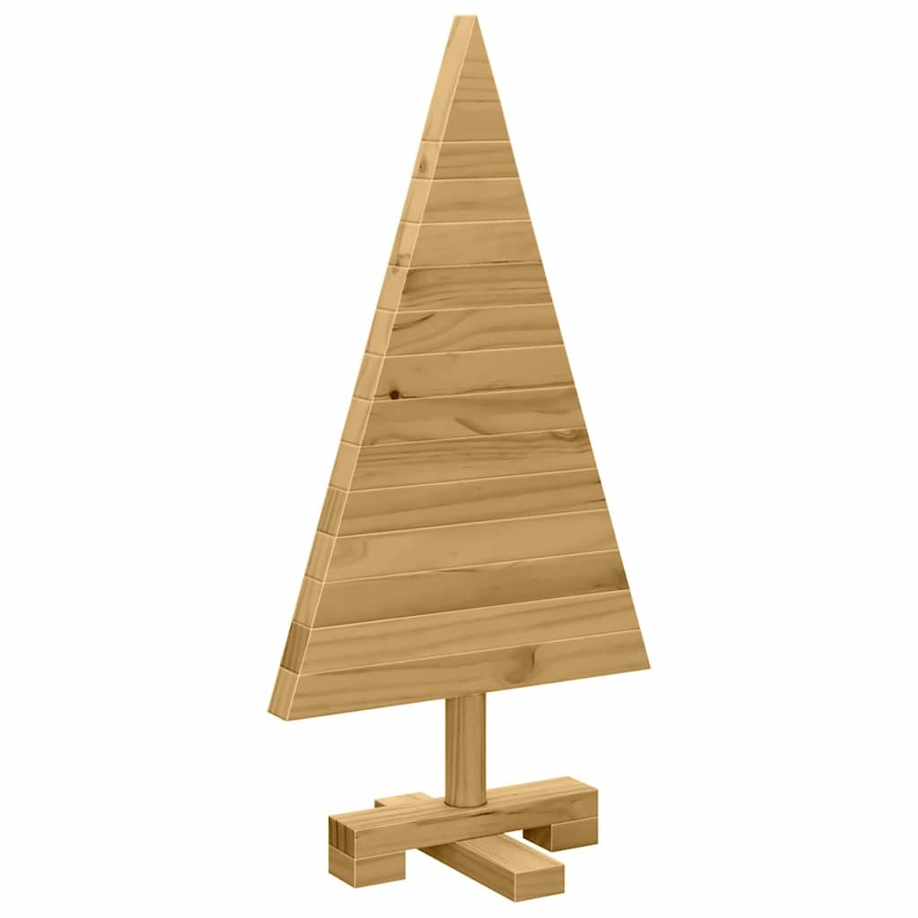 VidaXL Kerstbomen met standaard Bruin 60 cm Massief grenenhout