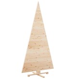 VidaXL Kerstbomen met standaard Naturel 210 cm Massief grenenhout