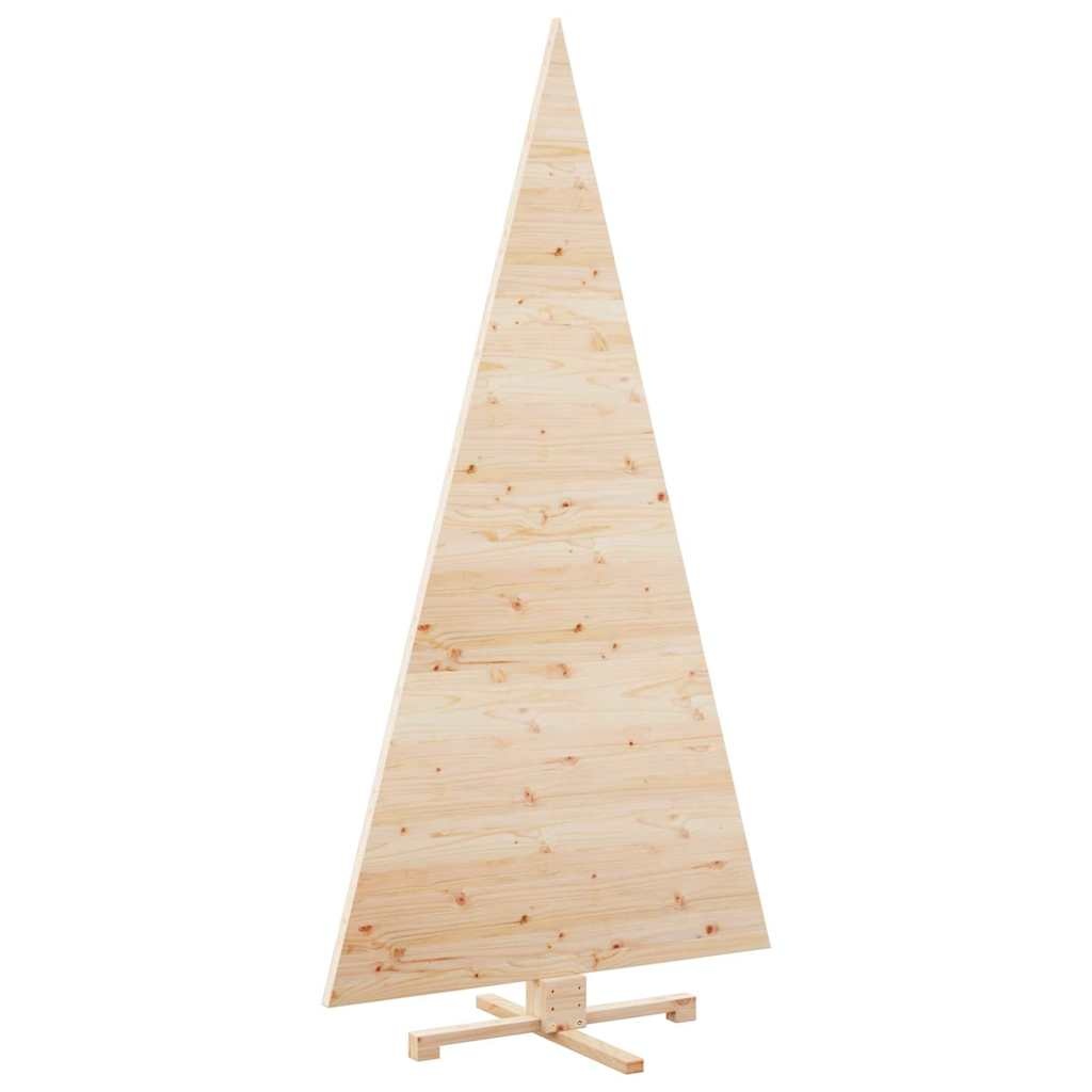 VidaXL Kerstbomen met standaard Naturel 210 cm Massief grenenhout