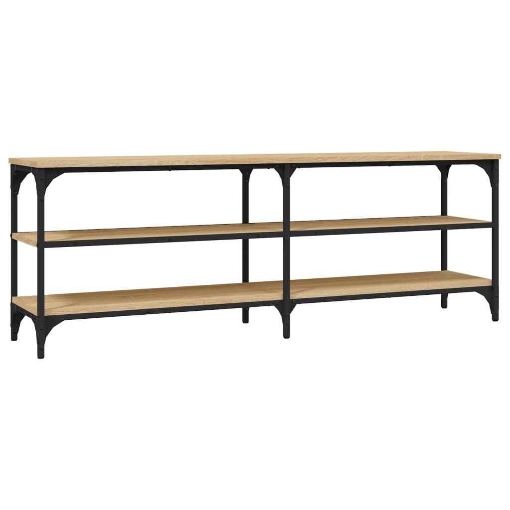 VidaXL Tv-meubel 140x30x50 cm bewerkt hout sonoma eikenkleurig