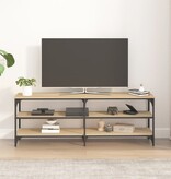 VidaXL Tv-meubel 140x30x50 cm bewerkt hout sonoma eikenkleurig