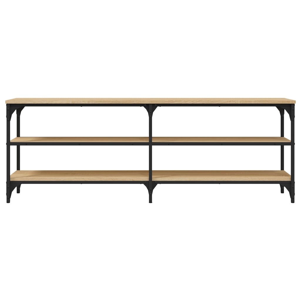 VidaXL Tv-meubel 140x30x50 cm bewerkt hout sonoma eikenkleurig