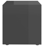 VidaXL Tv-meubelen 2 st 37x35x37 cm bewerkt hout hoogglans grijs