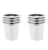VidaXL Gastronormbakken 8 st GN 1/6 200 mm roestvrij staal
