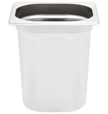 VidaXL Gastronormbakken 8 st GN 1/6 200 mm roestvrij staal