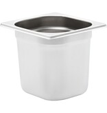 VidaXL Gastronormbakken 8 st GN 1/6 150 mm roestvrij staal