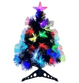 VidaXL Kunstkerstboom met decoratieve touwlichten Groen 64 cm PVC