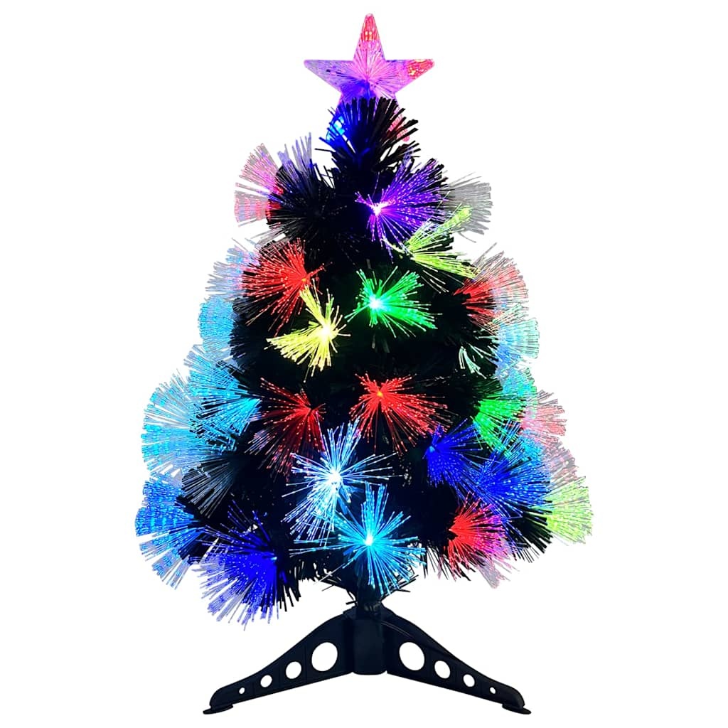 VidaXL Kunstkerstboom met decoratieve touwlichten Groen 64 cm PVC