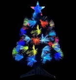 VidaXL Kunstkerstboom met decoratieve touwlichten Groen 64 cm PVC