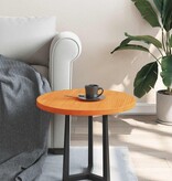 VidaXL Tafelblad rond Ø50x2,5 cm massief grenenhout wasbruin