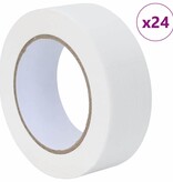 VidaXL Verf Maskertapes 24 pcs Wit 38mm x 50m Papier