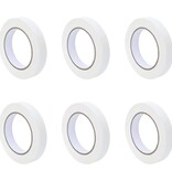 VidaXL Verf Maskertapes 6 pcs Wit 19mm x 50m Papier