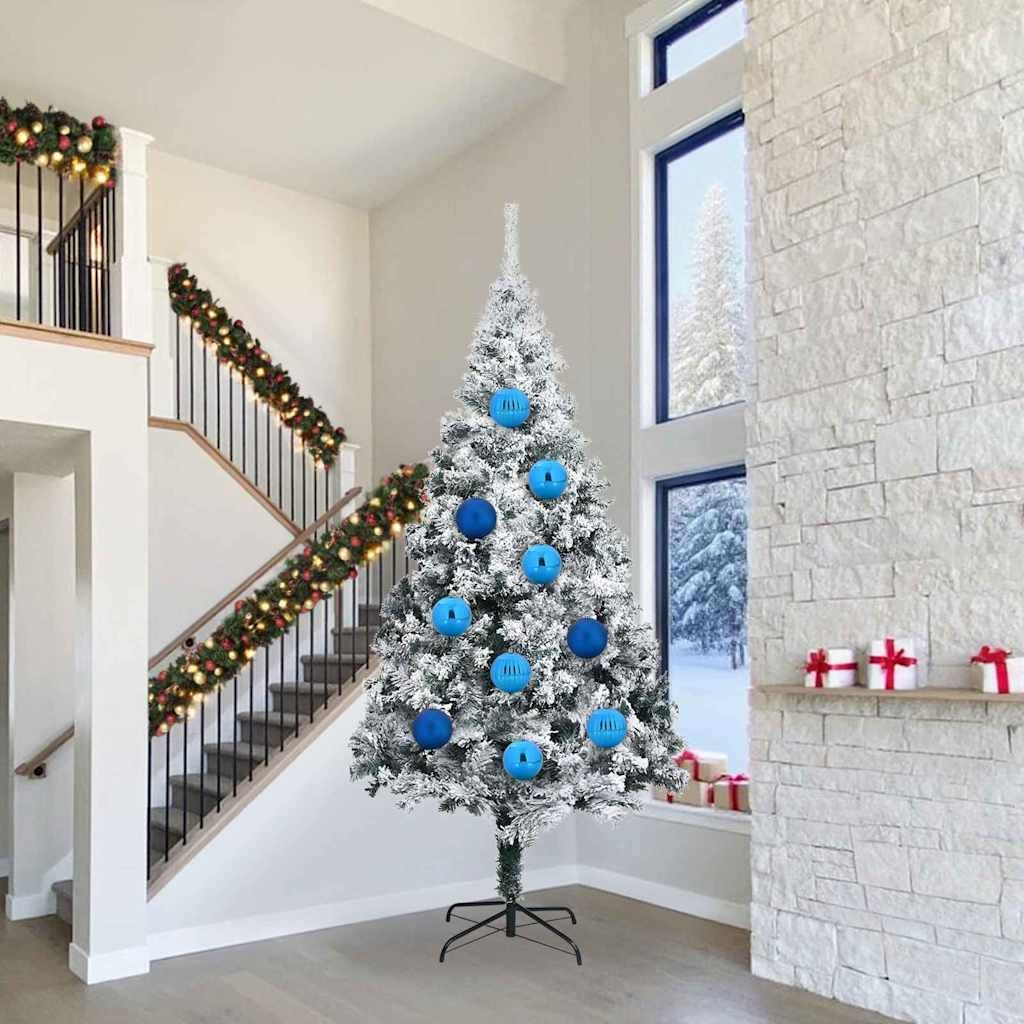 VidaXL Kerstbal Set 4 pcs Blauw