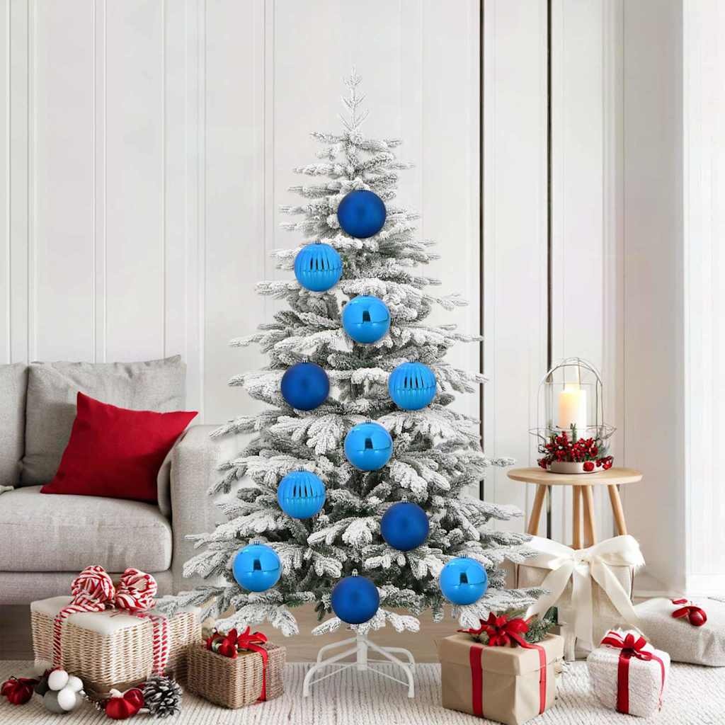 VidaXL Kerstbal Set 9 pcs Blauw