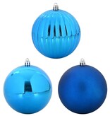 VidaXL Kerstbal Set 9 pcs Blauw