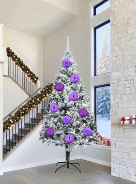 VidaXL Kerstbal Set 3 pcs Lila