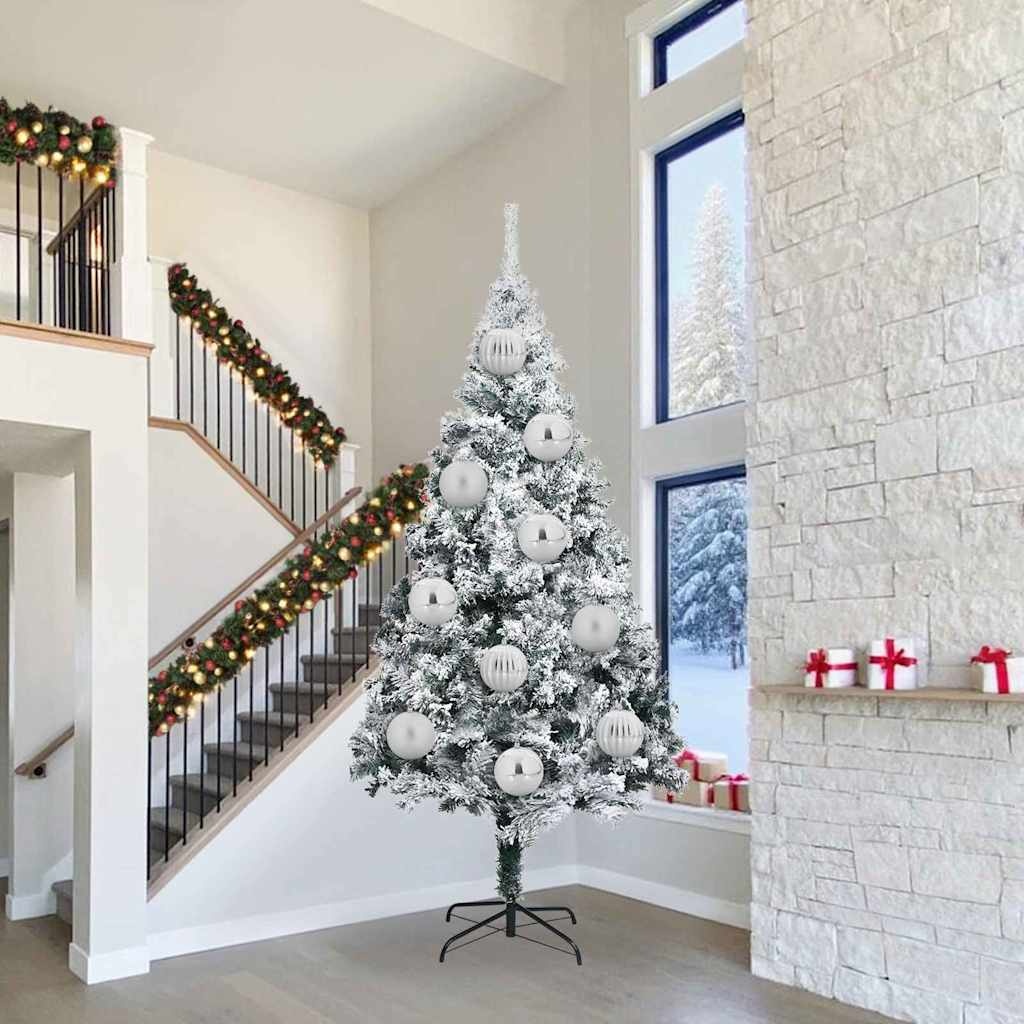 VidaXL Kerstbal Set Anders 3 pcs Zilver Ø 25 cm