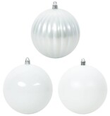 VidaXL Kerstbal Set 4 pcs Wit