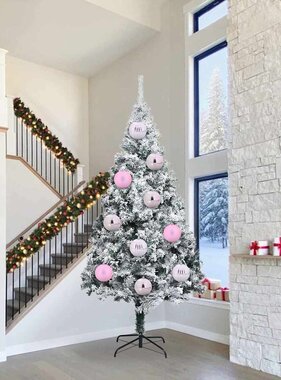 VidaXL Kerstbal Set 3 pcs Roze