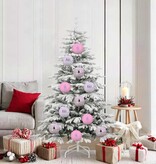 VidaXL Kerstbal Set 9 pcs Roze