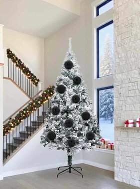 VidaXL Kerstbal Set 3 pcs Zwart