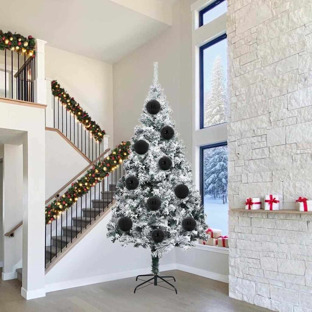 VidaXL Kerstbal Set 3 pcs Zwart