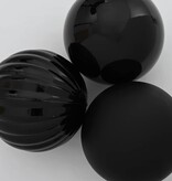 VidaXL Kerstbal Set 3 pcs Zwart