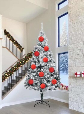 VidaXL Kerstbal Set 3 pcs Rood