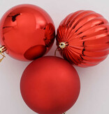 VidaXL Kerstbal Set 3 pcs Rood