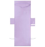 VidaXL Ligbedhanddoeken 2 pcs Paars 210 x 75 cm Polyester en Polyamide