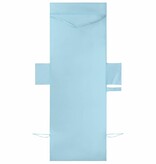 VidaXL Ligbedhanddoeken 2 pcs Blauw 210 x 75 cm Polyester en Polyamide