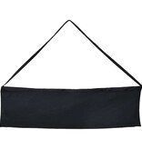 VidaXL Ligbedhanddoeken 2 pcs Zwart 210 x 75 cm Polyester en Polyamide