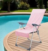 VidaXL Buiten Stoel Handdoeken 2 pcs Roze 130 x 60 cm