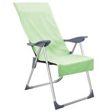 VidaXL Buiten Stoel Handdoeken 2 pcs Blauw 130 x 60 cm