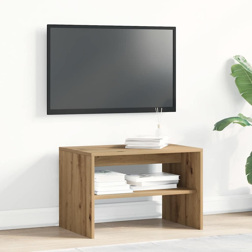 VidaXL Tv-meubel 60x40x40 cm bewerkt hout artisanaal eikenkleur