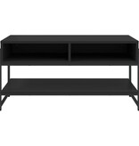 VidaXL Salontafel 90x50x45 cm bewerkt hout zwart