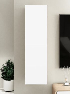 VidaXL Tv-meubel 30,5x30x110 cm bewerkt hout wit