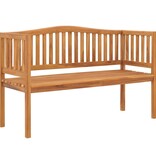 VidaXL Tuinbank 150 cm massief teakhout