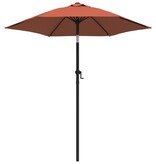 VidaXL Parasol 200x224 cm aluminium terracotta
