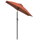VidaXL Parasol 200x224 cm aluminium terracotta