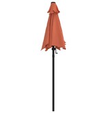 VidaXL Parasol 200x224 cm aluminium terracotta