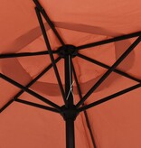 VidaXL Parasol 200x224 cm aluminium terracotta