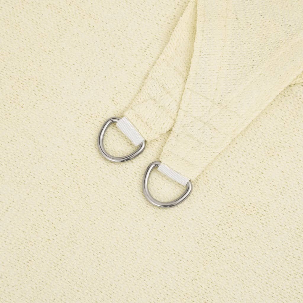 VidaXL Zonnescherm HDPE rechthoekig 4x6 m crémekleurig