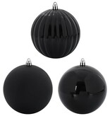 VidaXL Kerstbal Set 4 pcs Zwart