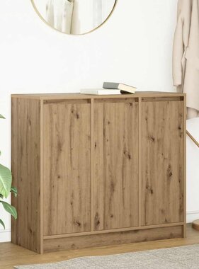 VidaXL Dressoir ambachtelijk spaanplaat hout ambachtelijk 85x34x76 cm