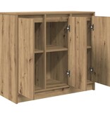 VidaXL Dressoir ambachtelijk spaanplaat hout ambachtelijk 85x34x76 cm