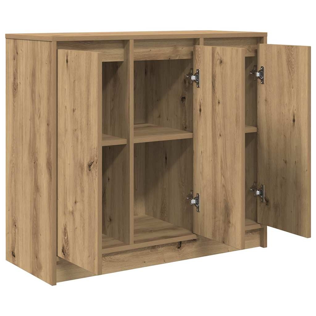 VidaXL Dressoir ambachtelijk spaanplaat hout ambachtelijk 85x34x76 cm