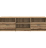 VidaXL Tv-meubel 150x33,5x45 cm bewerkt hout artisanaal eikenkleur