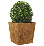 VidaXL Plantenbakken 2 st 50x50x50 cm weervast staal